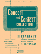CONCERT AND CONTEST CLARINET cover